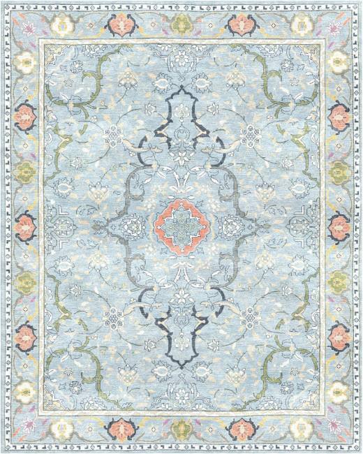 Mira Serena hand-tufted rug, Sky Multi (AL000008)