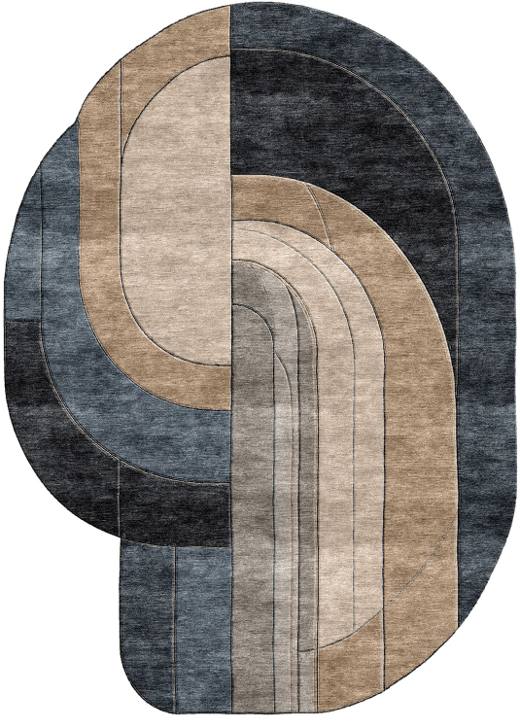 Maison Verve hand-tufted rug, Navy (RV000045 B)