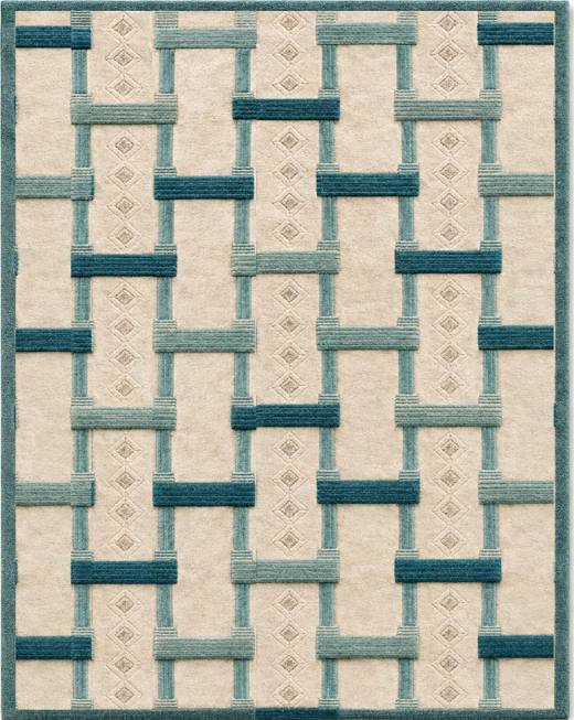Nordic Strand hand-tufted rug, Seafoam (RV000010)