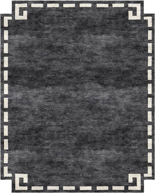 Minimal Trace hand-tufted rug, Charcoal (RV000037 C)