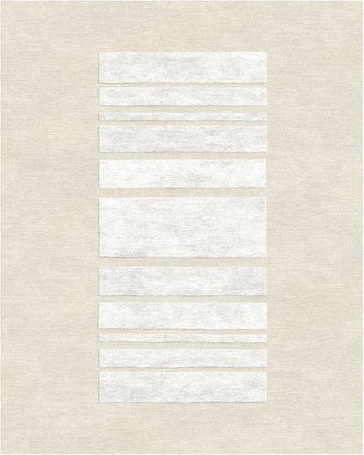 Minimal Stack hand-tufted rug, Ivory (RV000034)