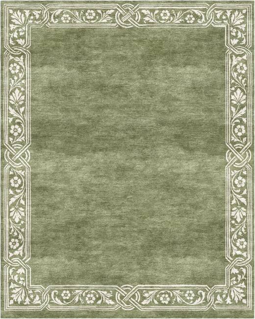 French Heritage Villa hand-tufted rug, Sage (RV000047 C)