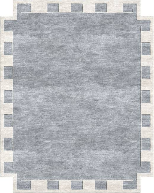 Minimal Aven hand-tufted rug, Mist Blue (RV000038 A)