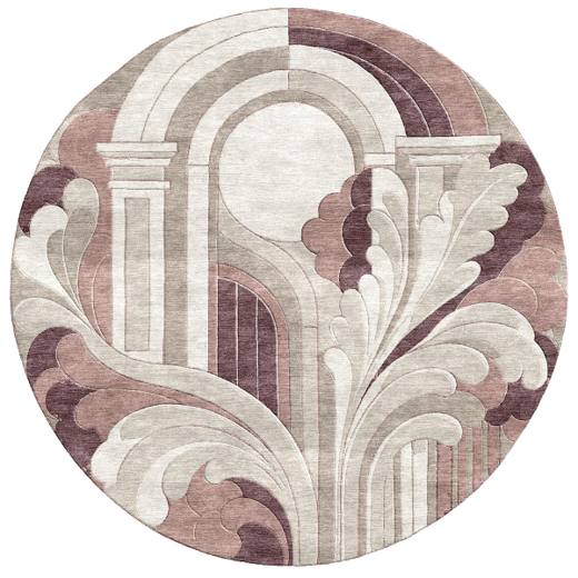 Maison Viona hand-tufted rug, Blush Mauve (RV000044)