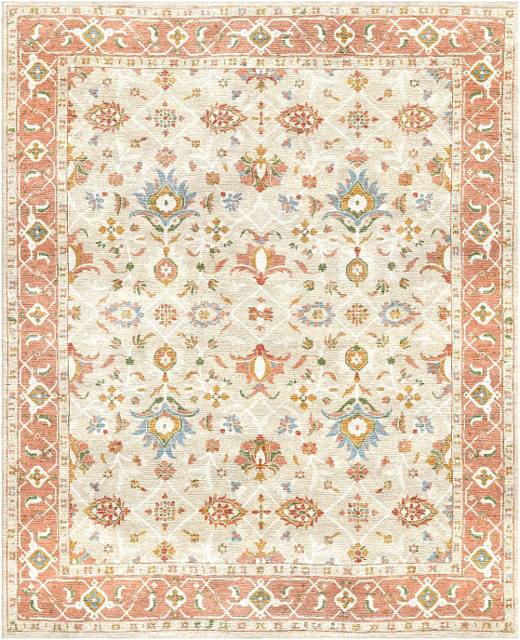 Mira Elora hand-tufted rug, Beige Coral (AL000010 A)