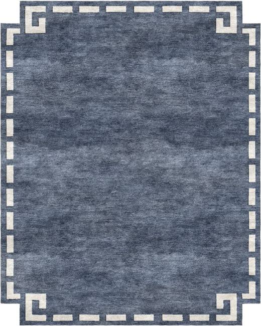 Minimal Trace hand-tufted rug, Denim (RV000037)
