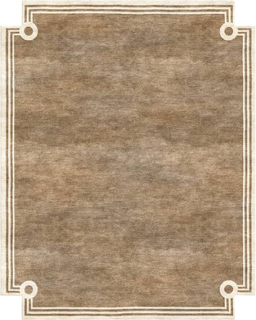 Minimal Halo hand-tufted rug, Camel (RV000039)