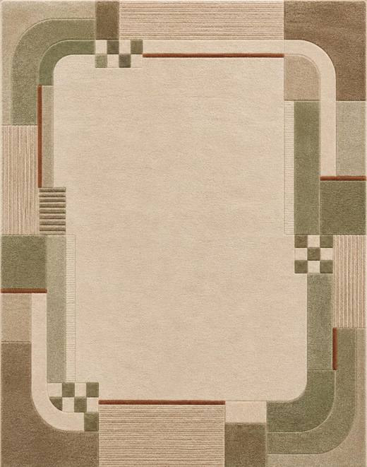 Nordic Nest hand-tufted rug, Sage Clay (RV000018)