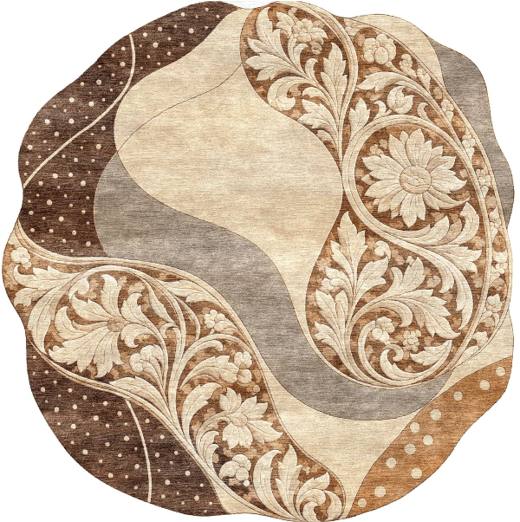 Maison Élan hand-tufted rug, Mocha (RV000040 A)