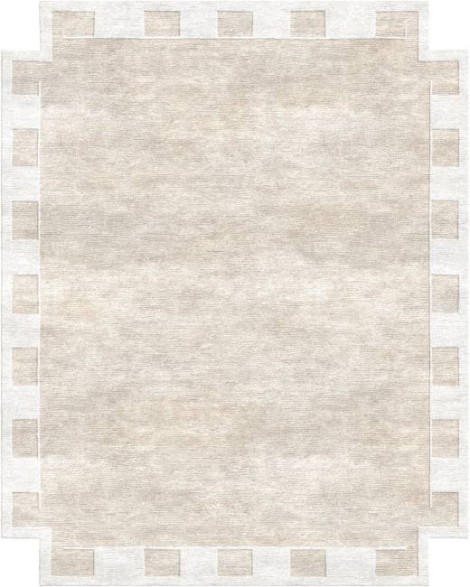 Minimal Aven hand-tufted rug, Ivory (RV000038 C)