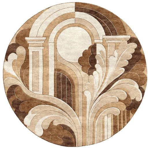 Maison Viona hand-tufted rug, Mocha (RV000044 A)