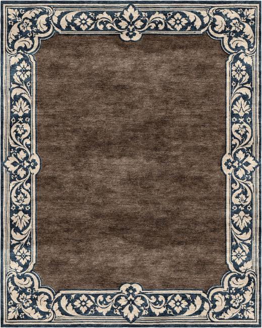 French Heritage Fontaine hand-tufted rug, Brown Neutral (RV000048)