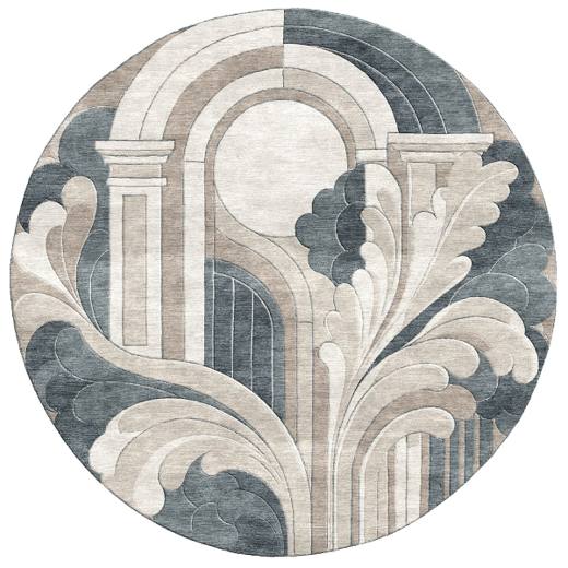 Maison Viona hand-tufted rug, Slate Blue (RV000044 B)