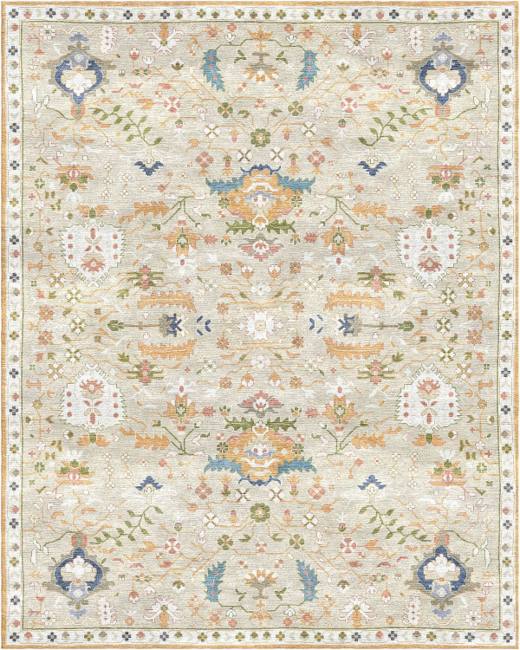 Mira Lilia hand-tufted rug, Taupe Peach (AL000009 C)