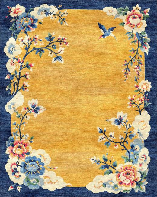 Orchid Liora hand-tufted rug, Imperial Gold (RV000021)