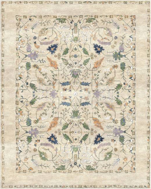 Mira Meadow hand-tufted rug, Sand Multi (AL000007 C)