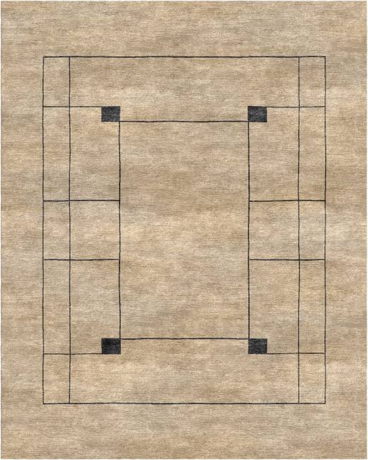 Minimal Portico hand-tufted rug, Sand (RV000035 A)