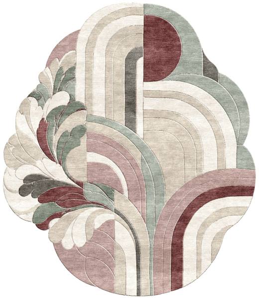 Maison Arcelle hand-tufted rug, Rose Sage (RV000043)