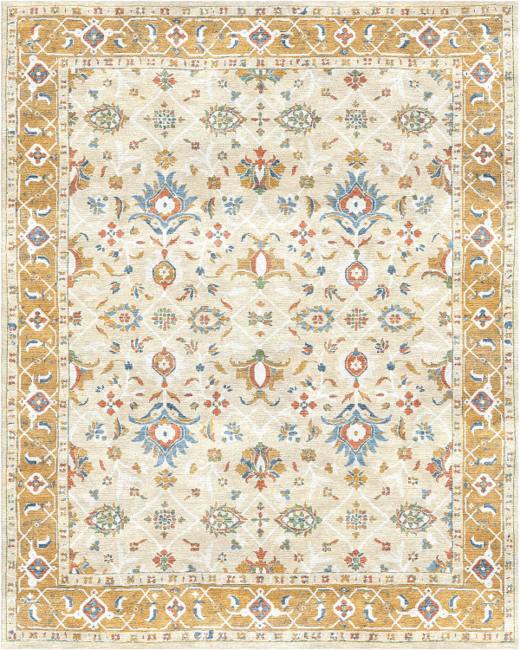 Mira Elora hand-tufted rug, Beige Ochre (AL000010 C)