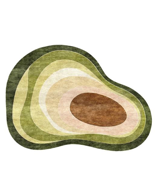 Zest Avocado hand-tufted rug, Fresh Green (AL000004)
