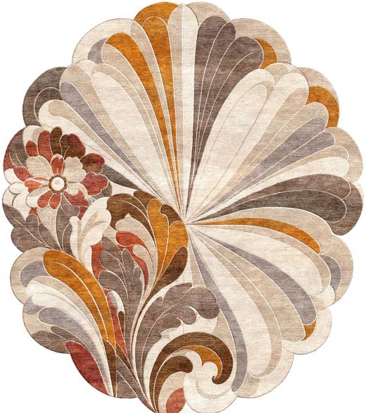 Maison Rosette hand-tufted rug, Amber Multi (RV000042 A)