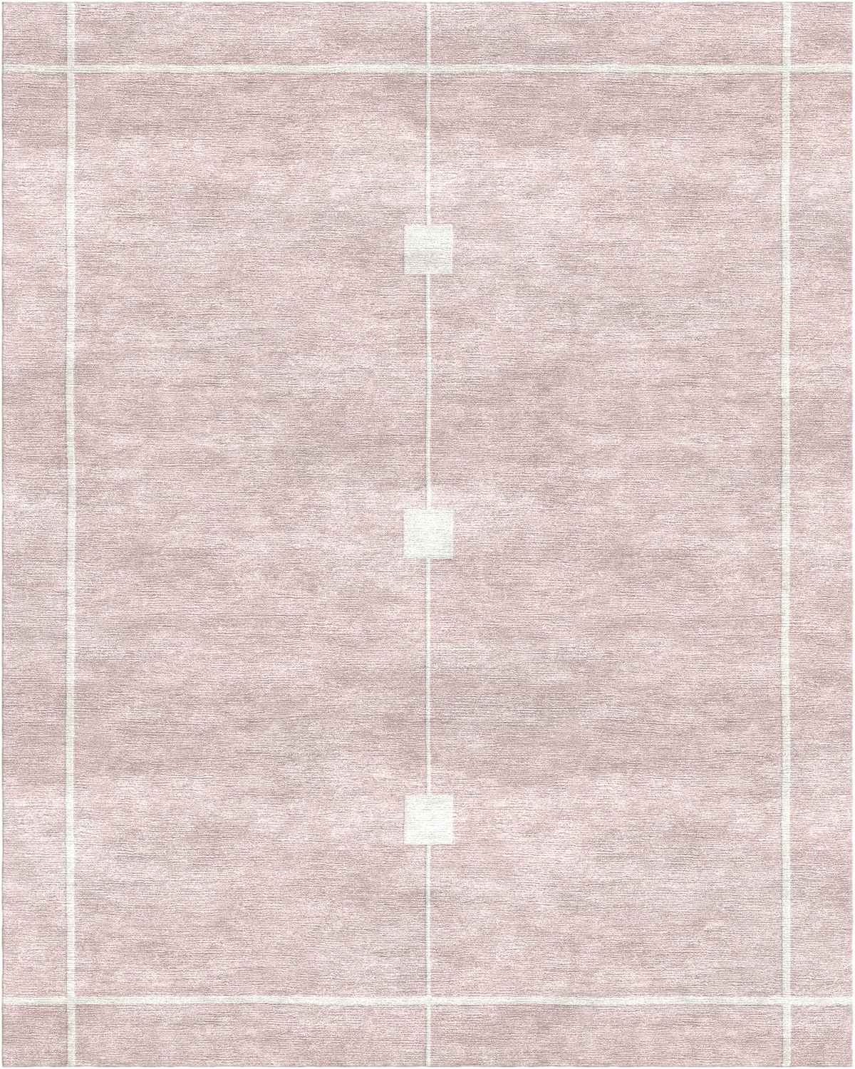 Minimal Link hand-tufted rug, Dusty Rose (RV000030)