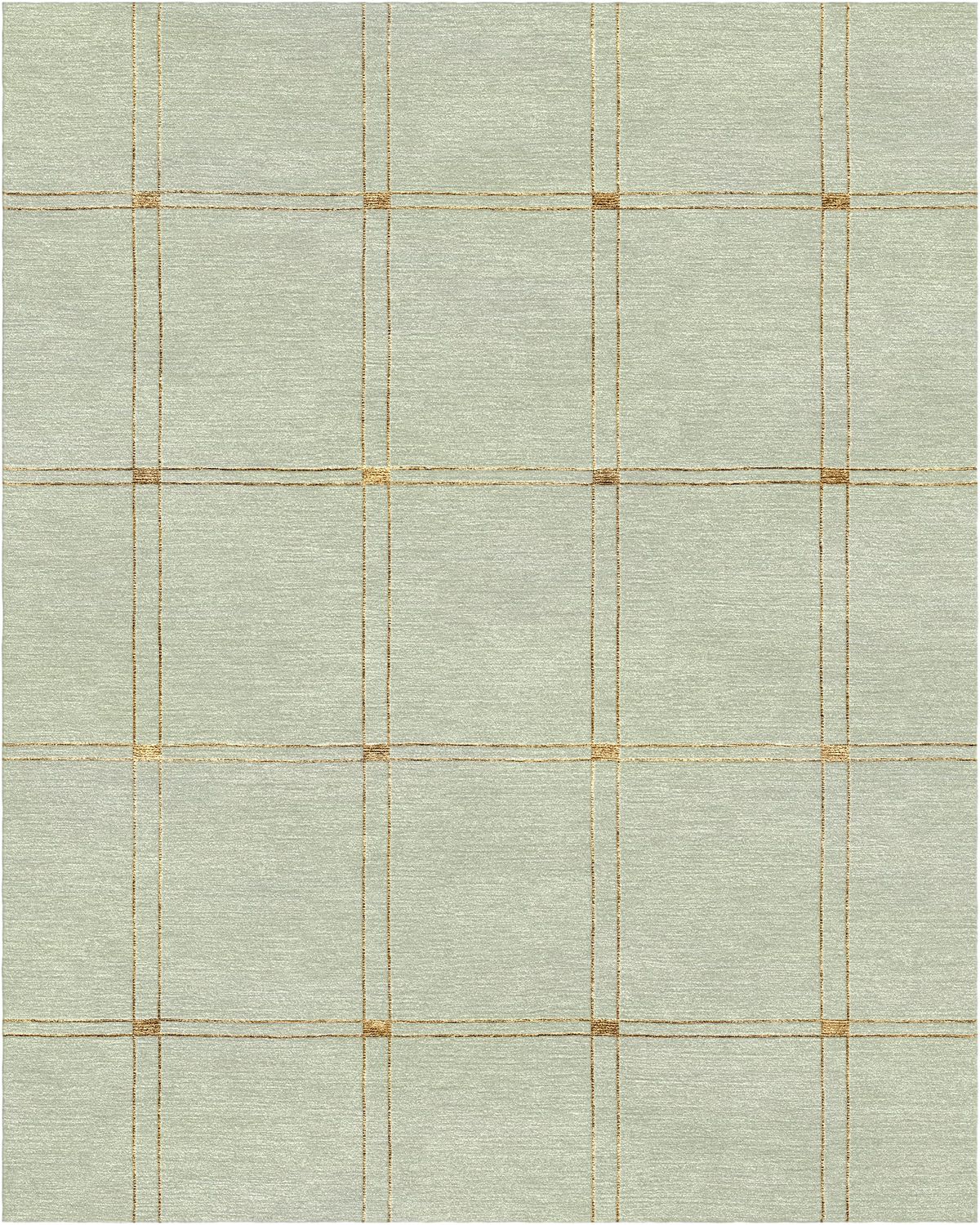 Minimal Frame hand-tufted rug, Sage (RV000028 B)