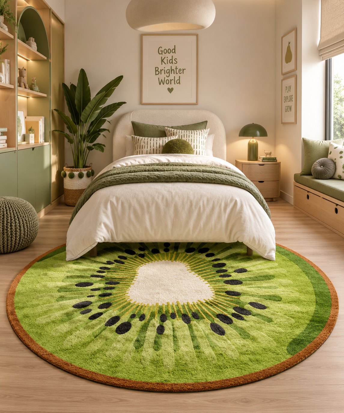 Zest Kiwi Pop hand-tufted rug (AL000002)