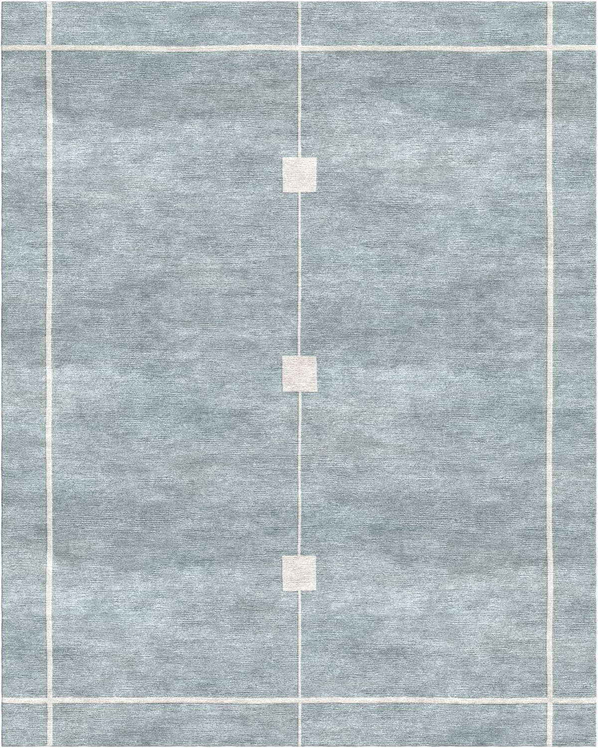 Minimal Link hand-tufted rug, Mist Blue (RV000030 C)