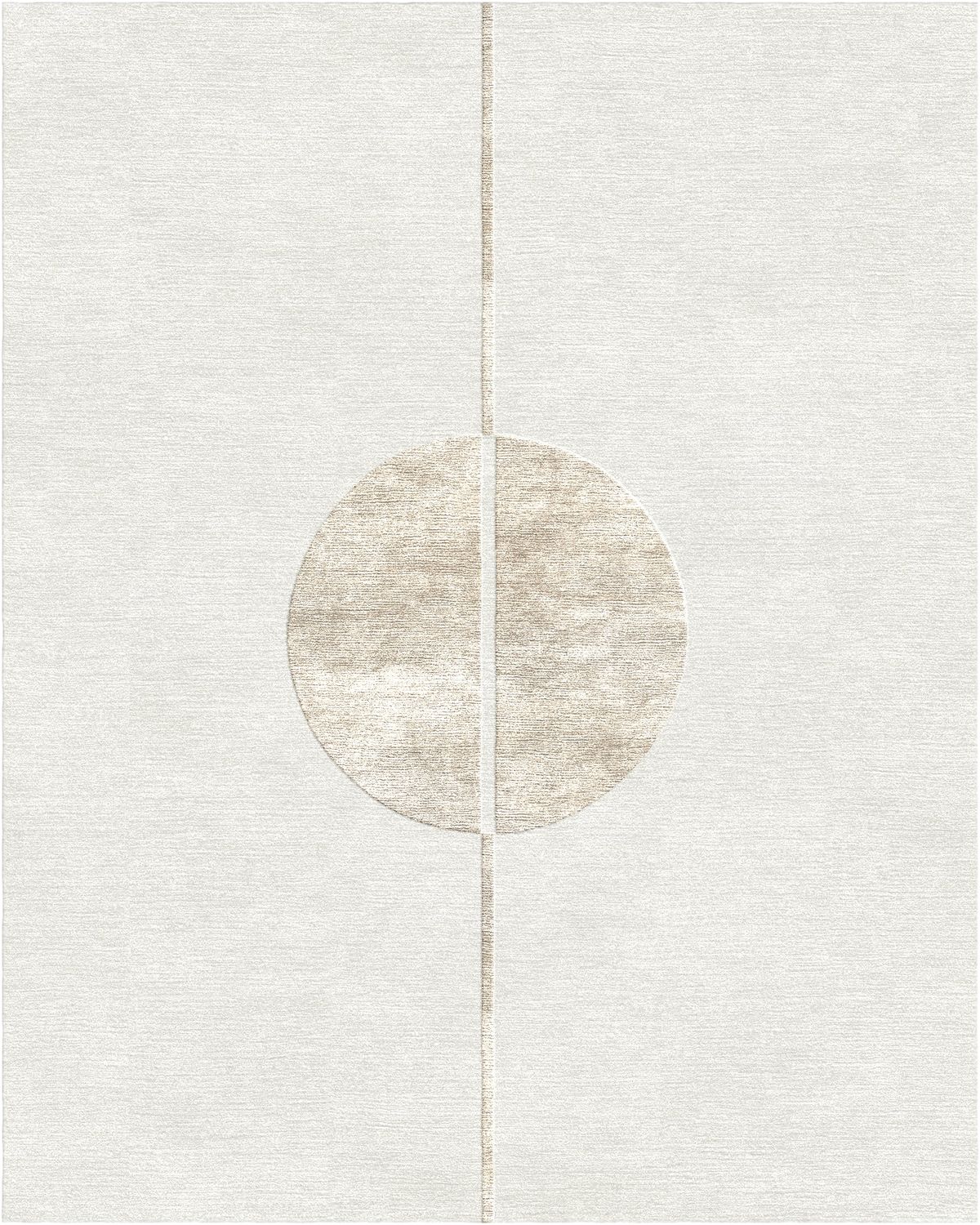 Minimal Lune hand-tufted rug, Ivory Neutral (RV000032)