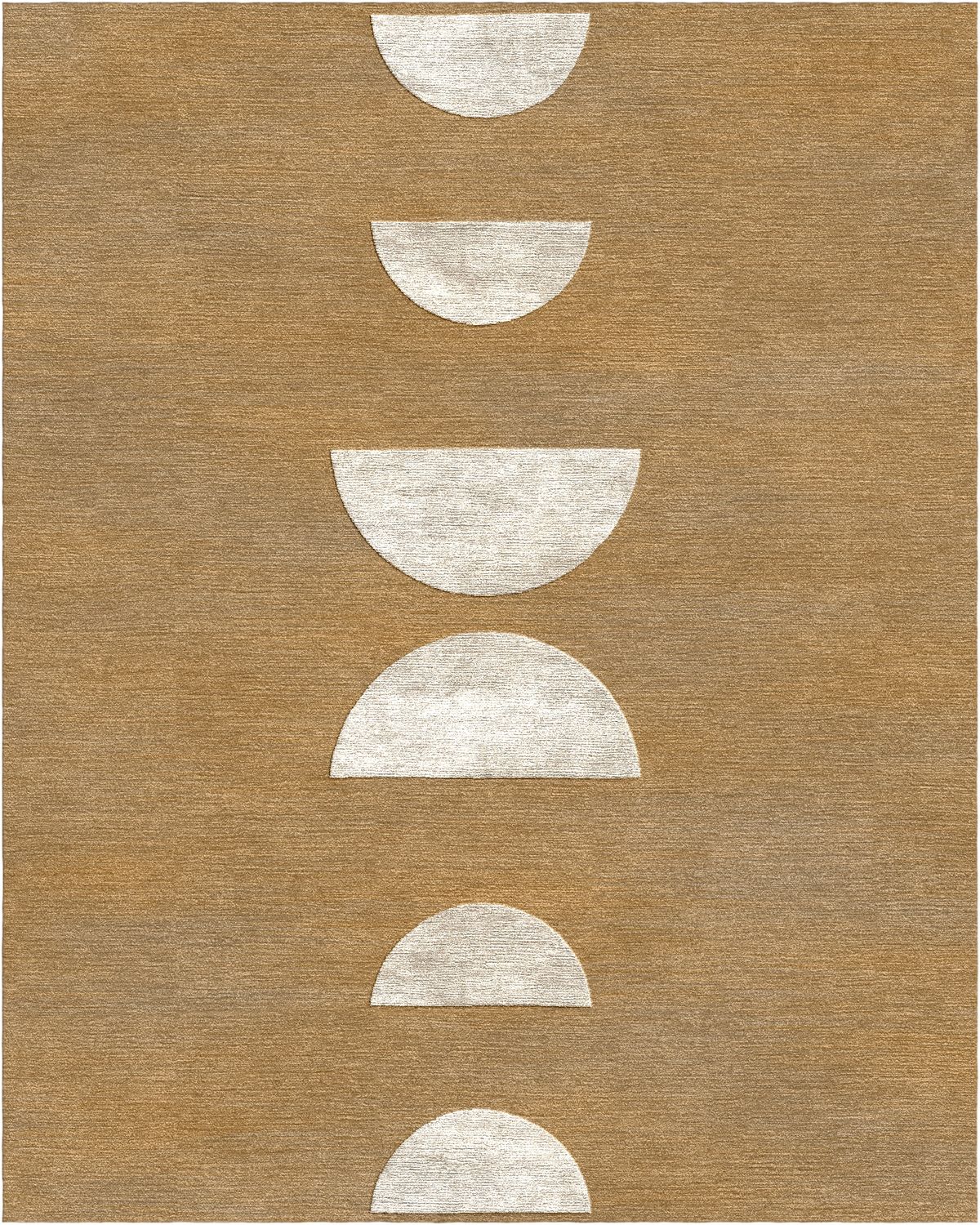 Minimal Arc hand-tufted rug, Ochre (RV000033 A)