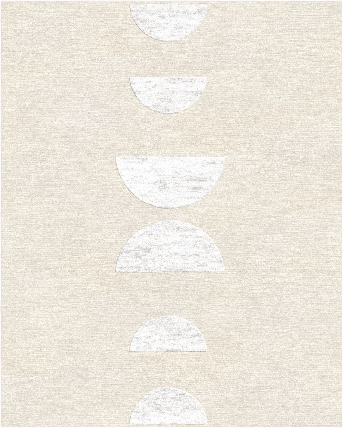 Minimal Arc hand-tufted rug, Cream (RV000033 C)